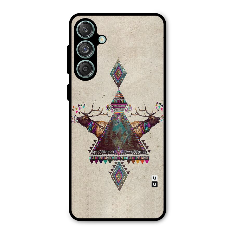 Aesthetic Bull Metal Back Case for Galaxy M55 5G