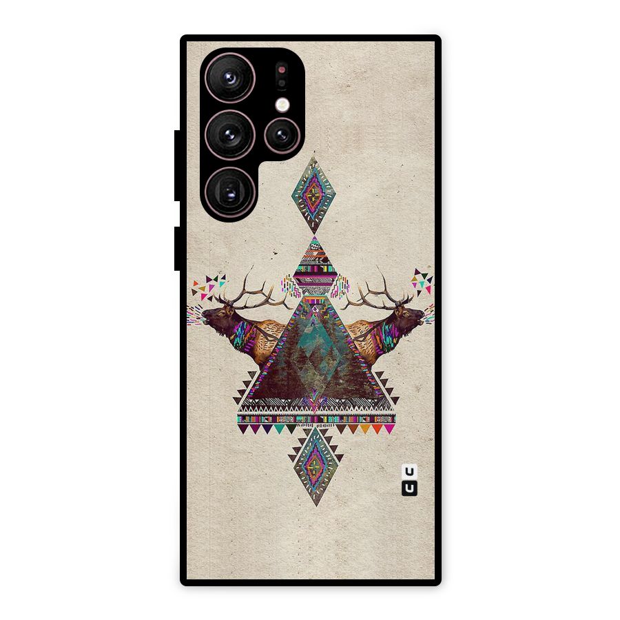Aesthetic Bull Metal Back Case for Galaxy S22 Ultra 5G