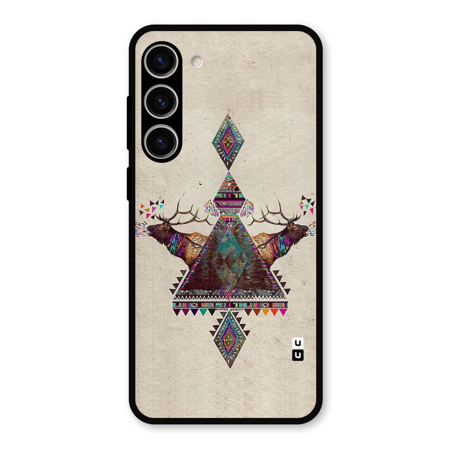 Aesthetic Bull Metal Back Case for Galaxy S23 Plus