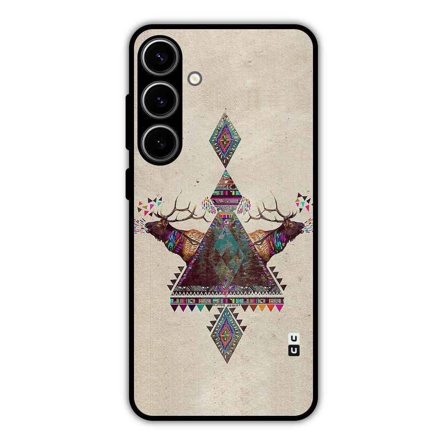 Aesthetic Bull Metal Back Case for Galaxy S24 Plus