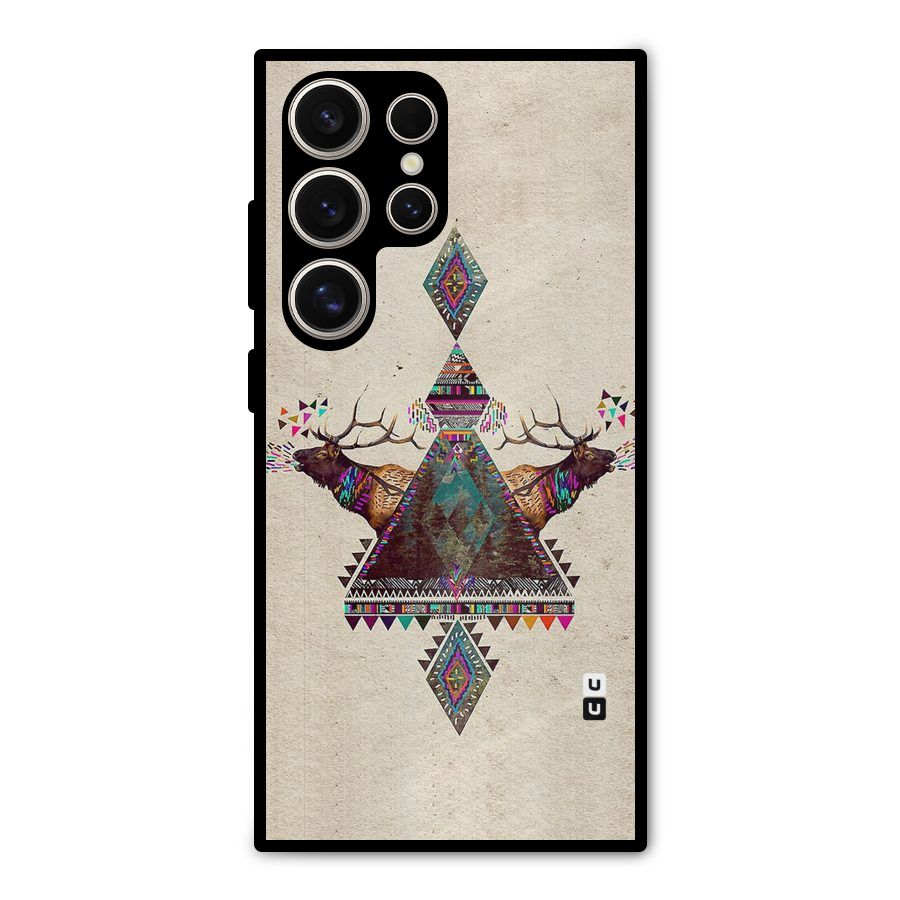 Aesthetic Bull Metal Back Case for Galaxy S24 Ultra