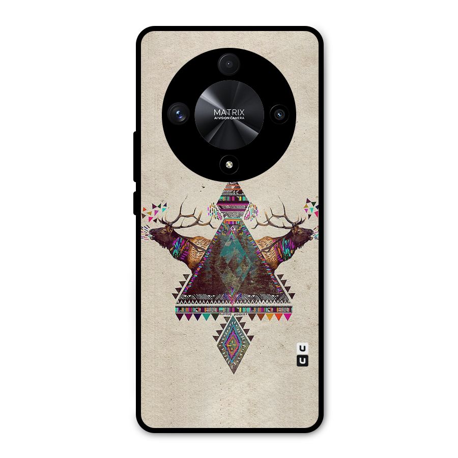 Aesthetic Bull Metal Back Case for Honor X9b