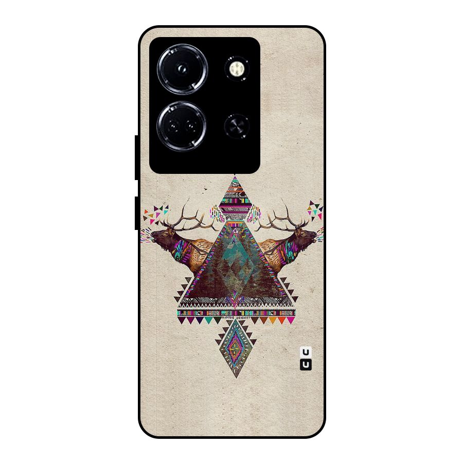 Aesthetic Bull Metal Back Case for Infinix Note 30 5G