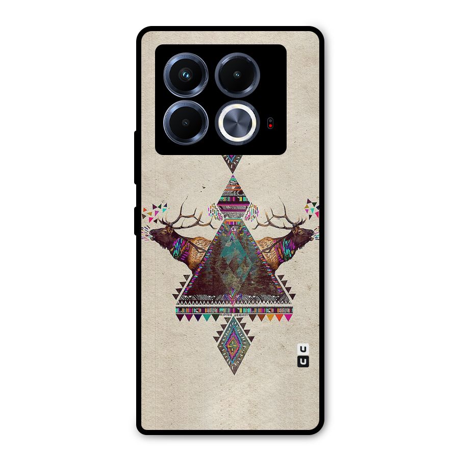 Aesthetic Bull Metal Back Case for Infinix Note 40 5G