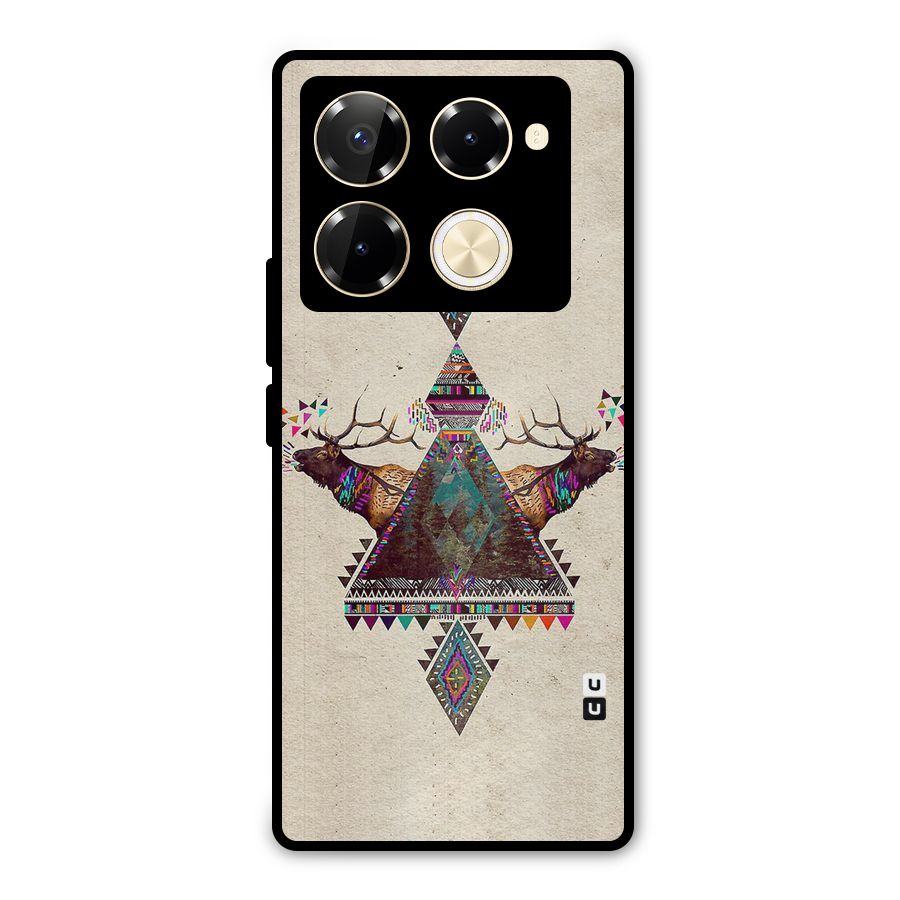 Aesthetic Bull Metal Back Case for Infinix Note 40 Pro