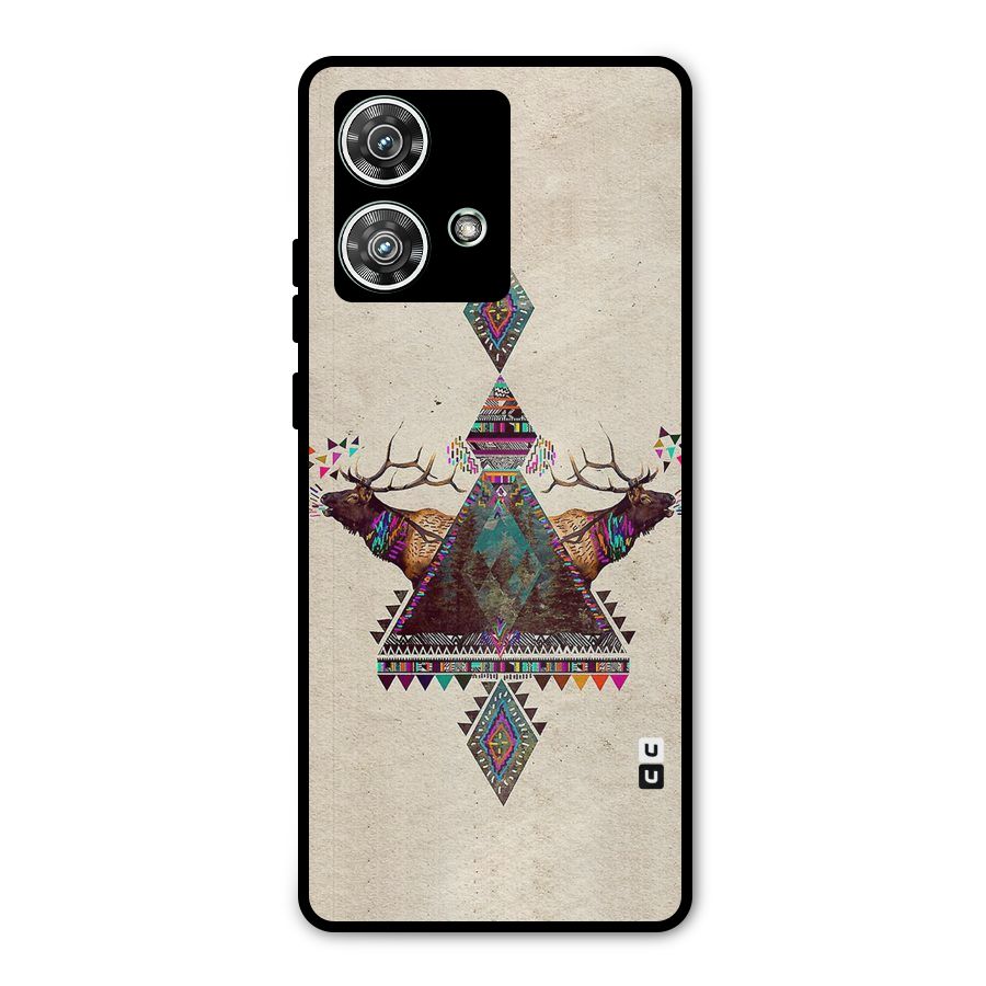 Aesthetic Bull Metal Back Case for Motorola Edge 40 Neo