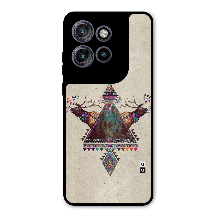 Aesthetic Bull Metal Back Case for Motorola Edge 50 Neo