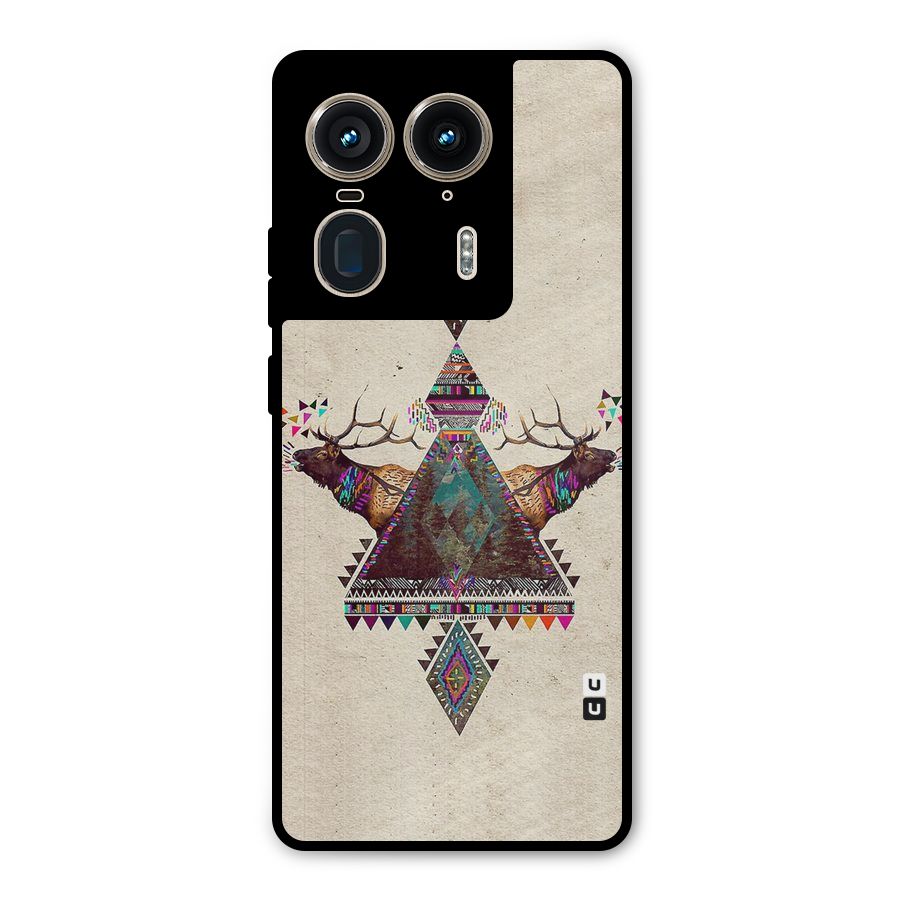 Aesthetic Bull Metal Back Case for Motorola Edge 50 Ultra