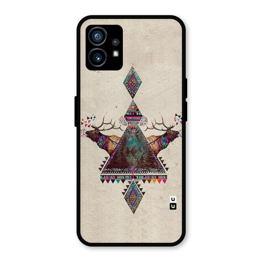 Aesthetic Bull Metal Back Case for Nothing Phone 1