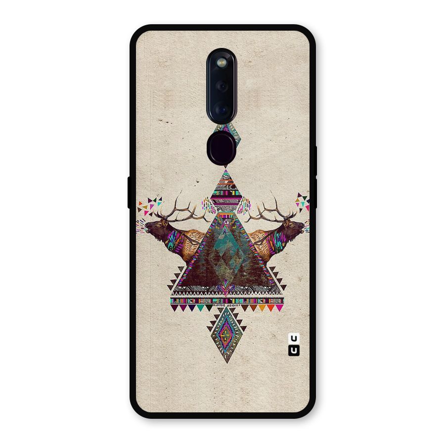 Aesthetic Bull Metal Back Case for Oppo F11 Pro