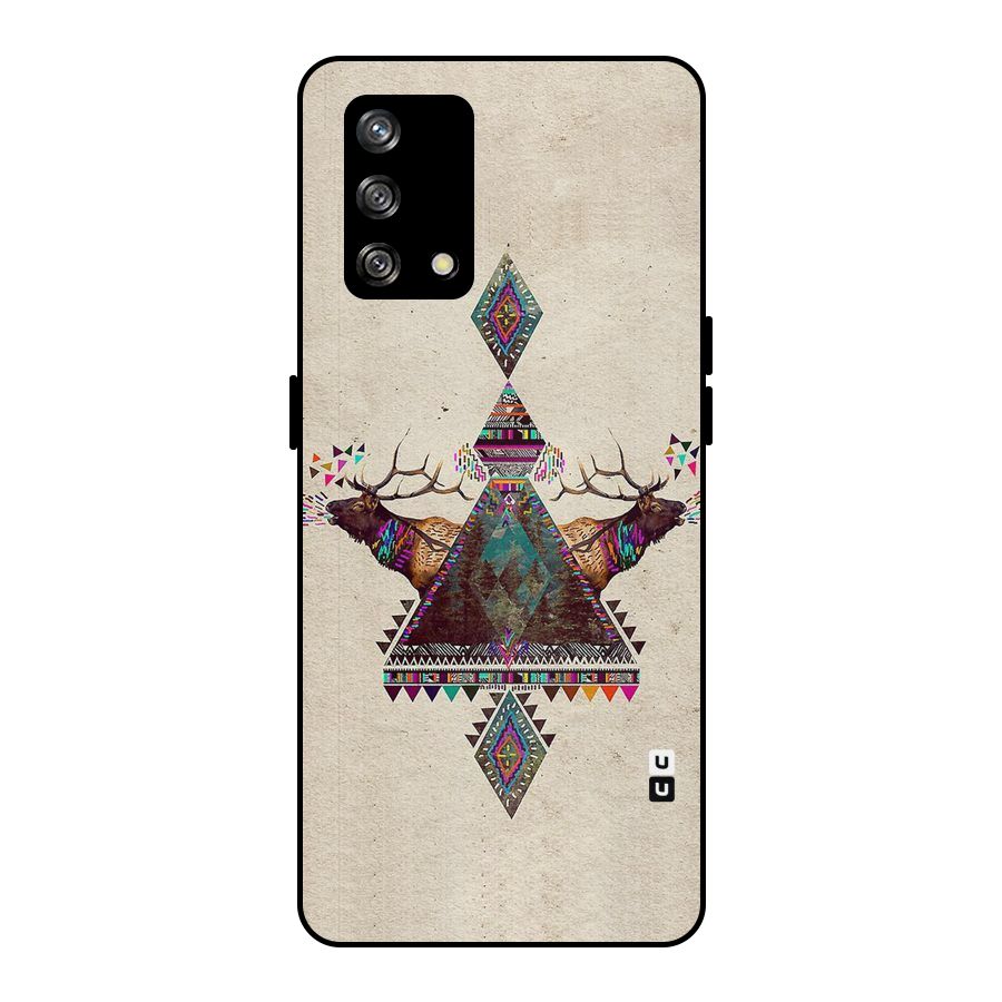 Aesthetic Bull Metal Back Case for Oppo F19