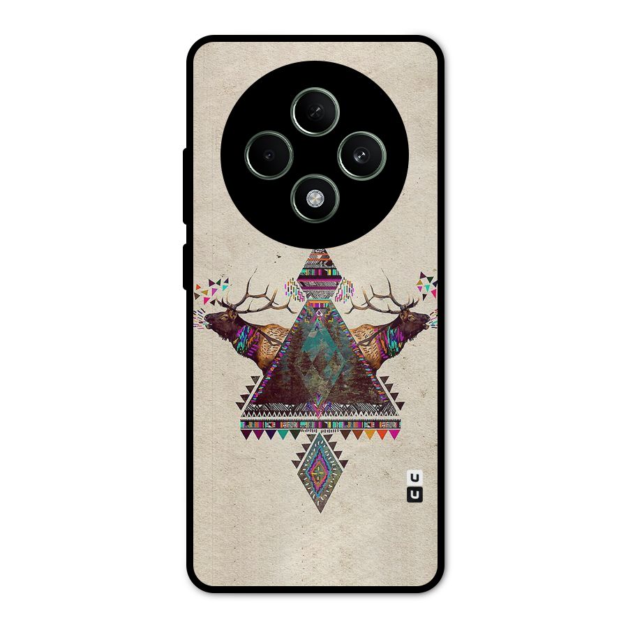 Aesthetic Bull Metal Back Case for Oppo F27