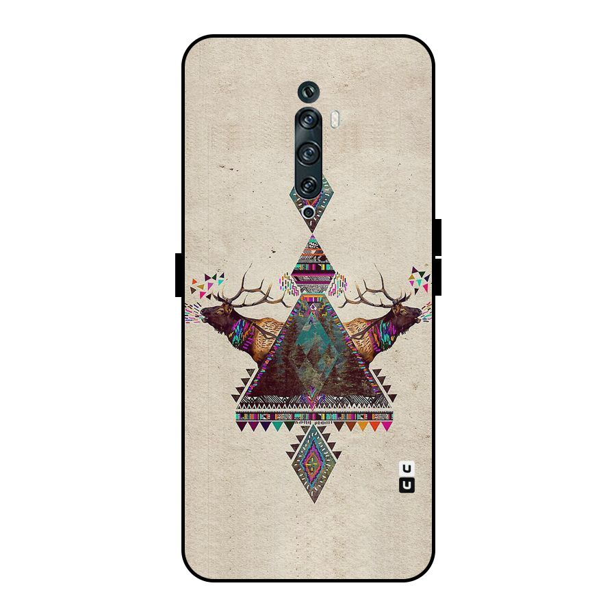 Aesthetic Bull Metal Back Case for Oppo Reno2 Z