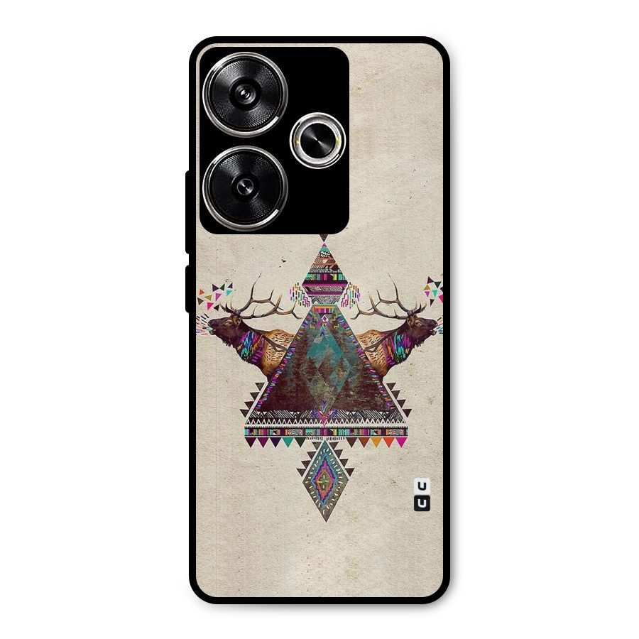 Aesthetic Bull Metal Back Case for Poco F6