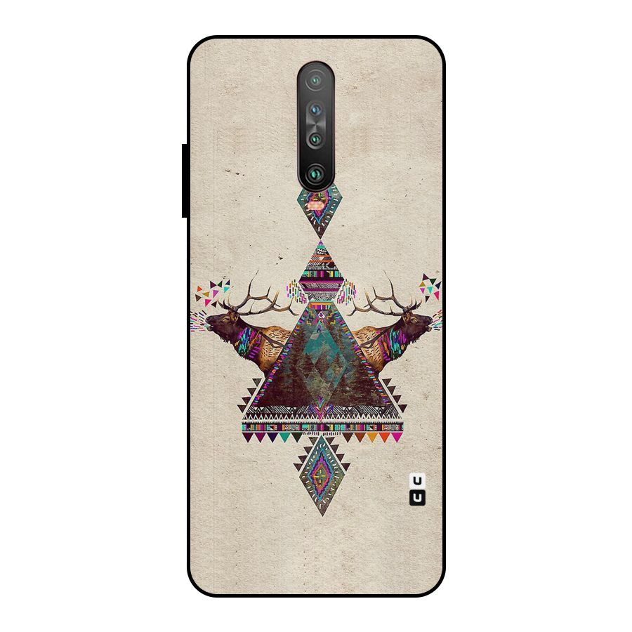 Aesthetic Bull Metal Back Case for Poco X2