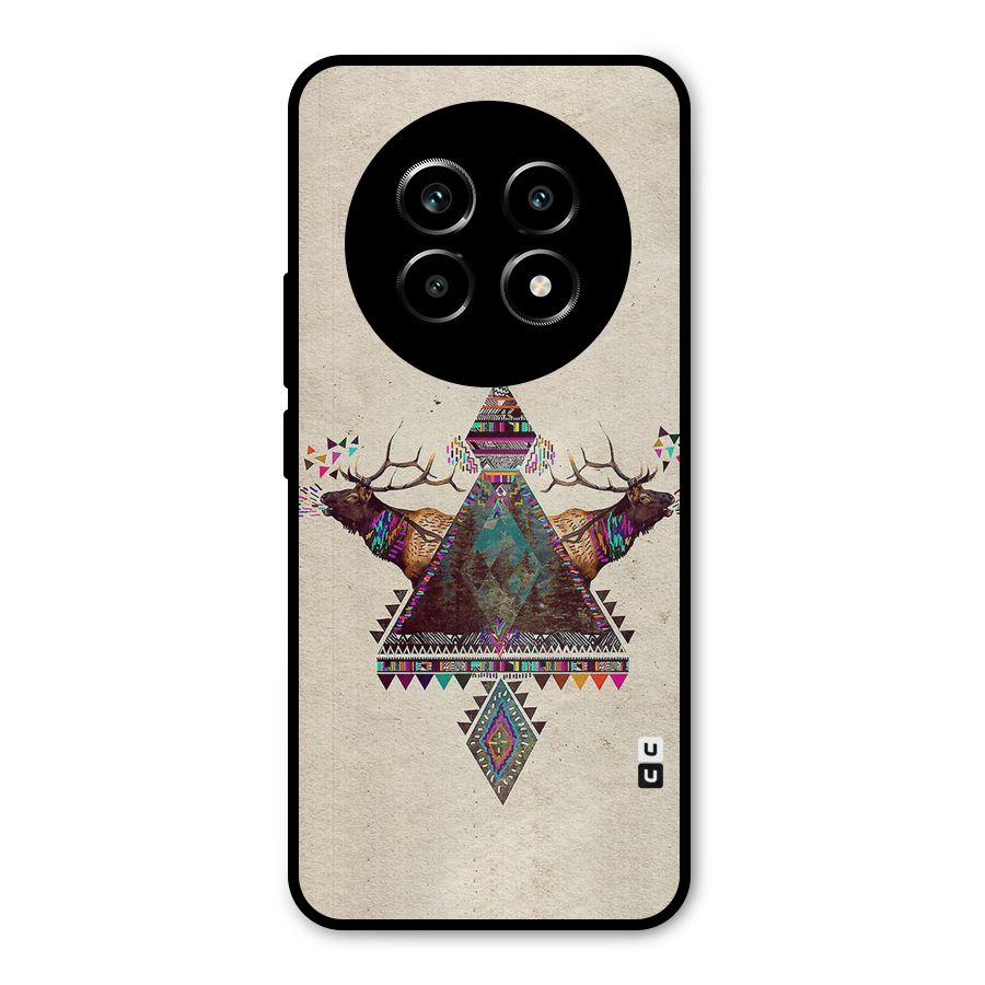 Aesthetic Bull Metal Back Case for Realme 14 Pro Lite