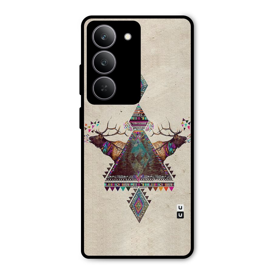 Aesthetic Bull Metal Back Case for Realme 14x