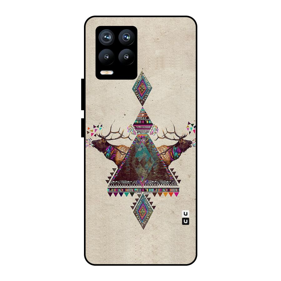Aesthetic Bull Metal Back Case for Realme 8