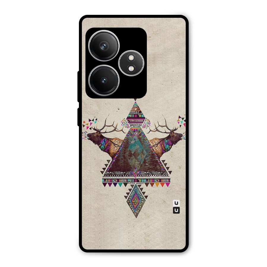 Aesthetic Bull Metal Back Case for Realme GT 6T