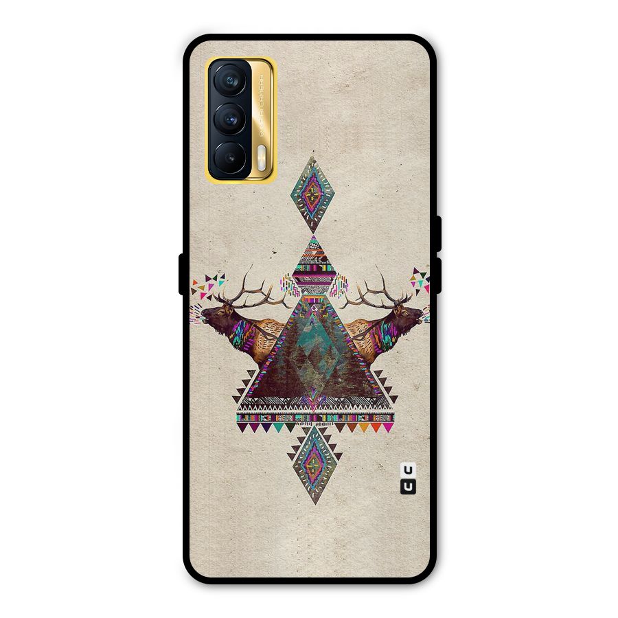 Aesthetic Bull Metal Back Case for Realme X7