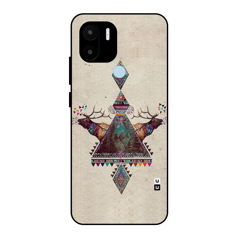 Aesthetic Bull Metal Back Case for Redmi A2+
