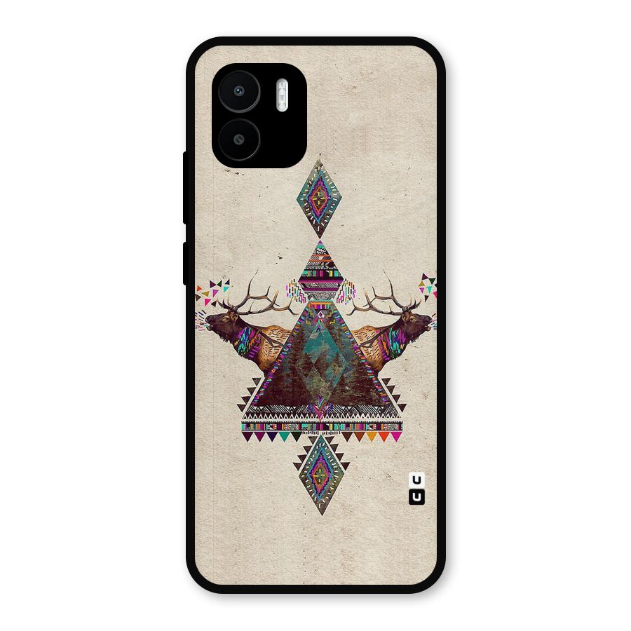Aesthetic Bull Metal Back Case for Redmi A2