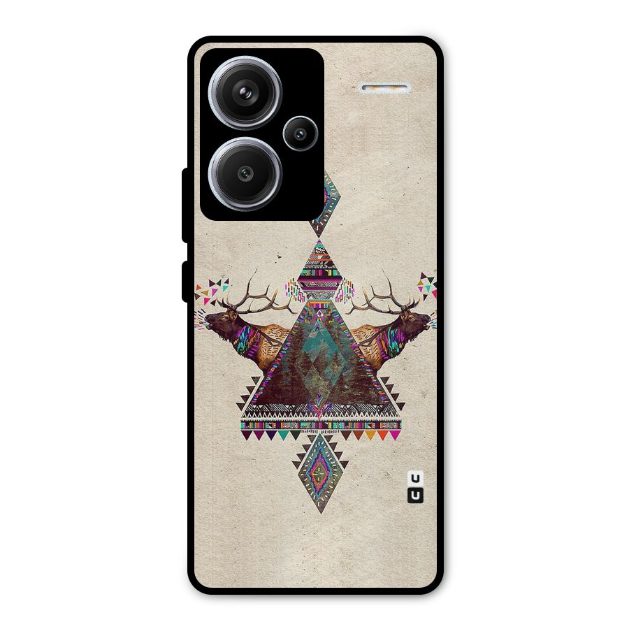Aesthetic Bull Metal Back Case for Redmi Note 13 Pro Plus