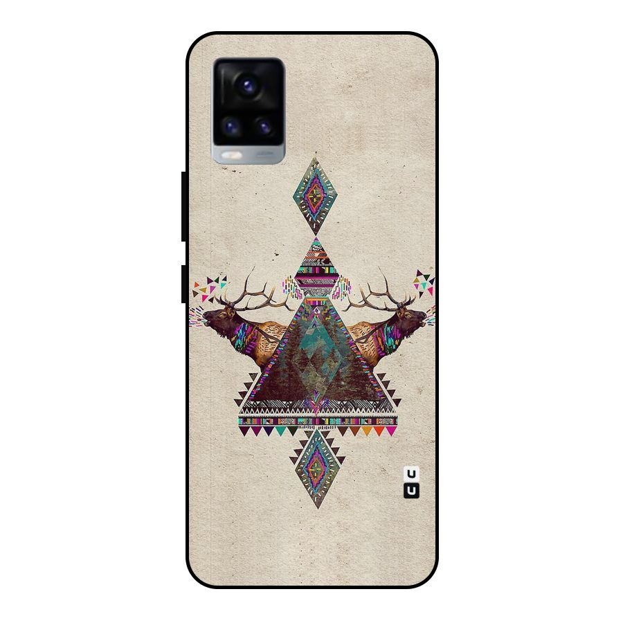 Aesthetic Bull Metal Back Case for Vivo V20
