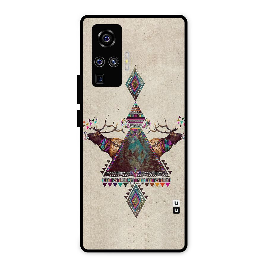 Aesthetic Bull Metal Back Case for Vivo X50 Pro