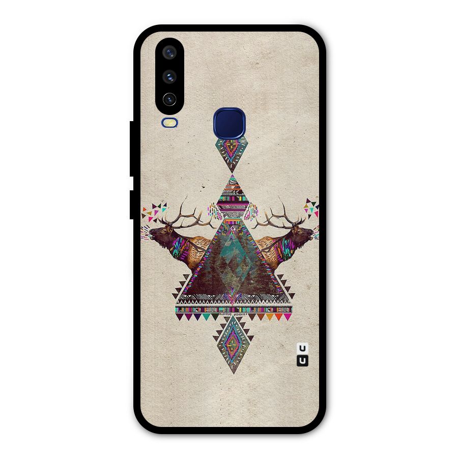 Aesthetic Bull Metal Back Case for Vivo Y15
