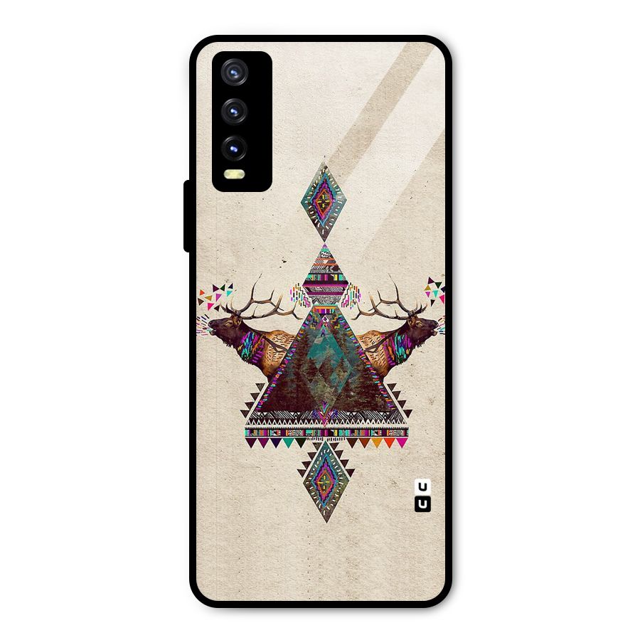 Aesthetic Bull Metal Back Case for Vivo Y20