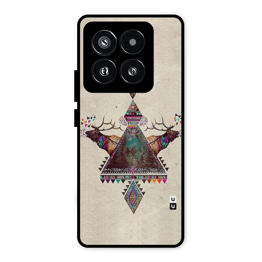 Aesthetic Bull Metal Back Case for Xiaomi 14 Pro