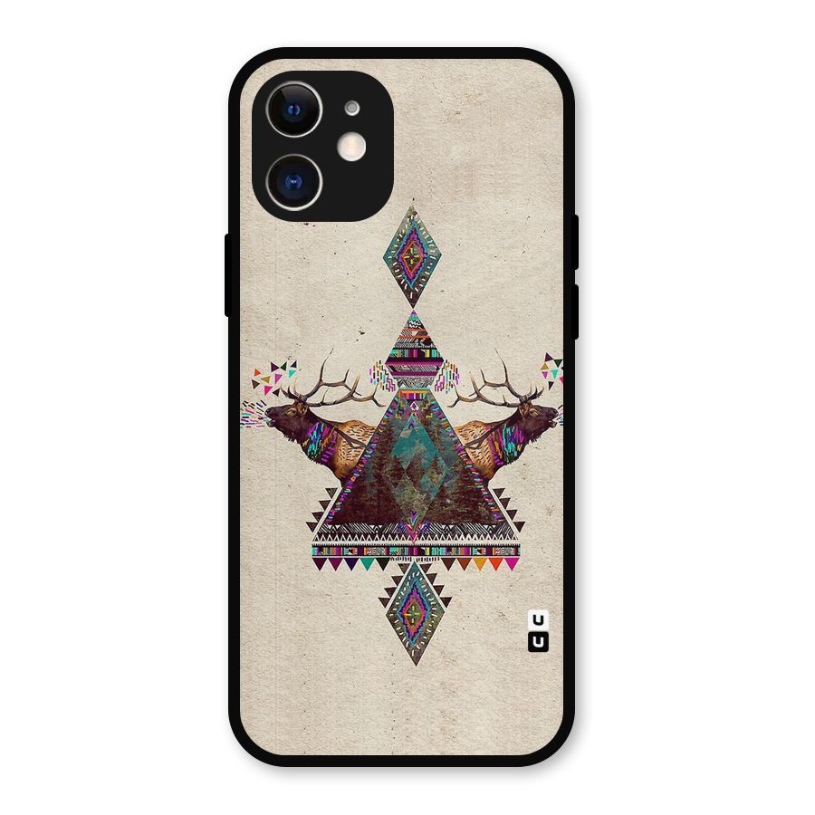Aesthetic Bull Metal Back Case for iPhone 12