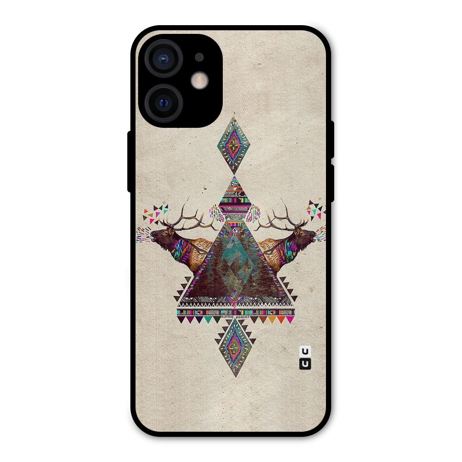 Aesthetic Bull Metal Back Case for iPhone 12 Mini