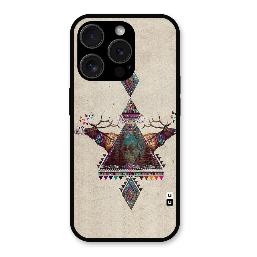 Aesthetic Bull Metal Back Case for iPhone 15 Pro