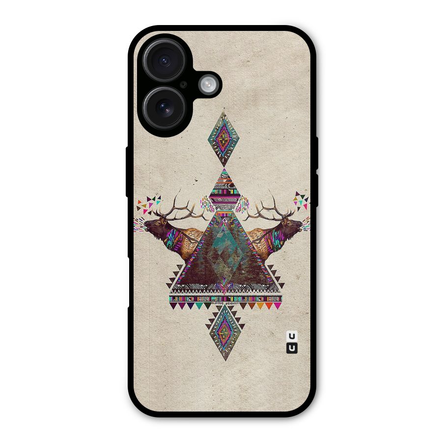 Aesthetic Bull Metal Back Case for iPhone 16