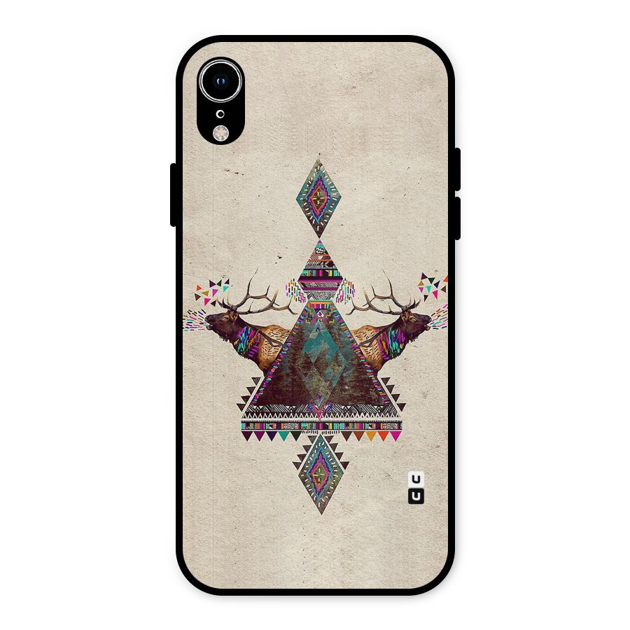 Aesthetic Bull Metal Back Case for iPhone XR