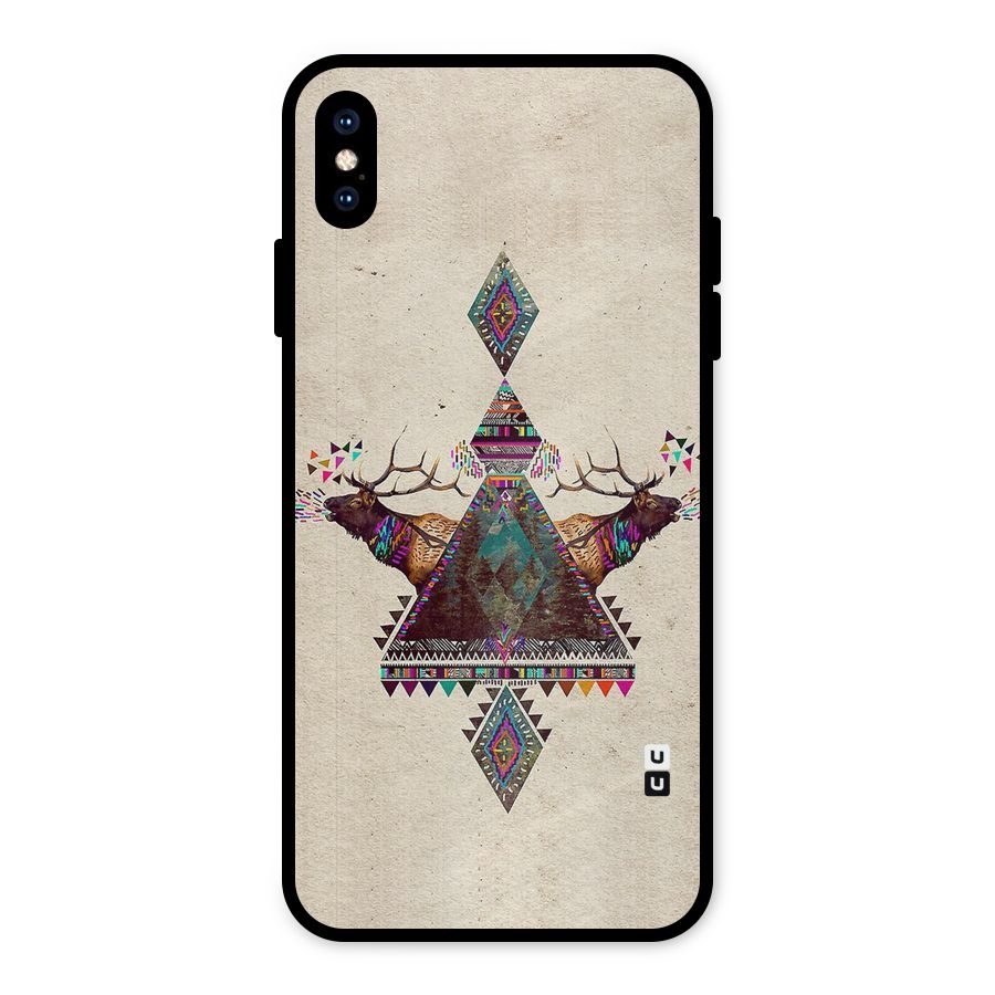 Aesthetic Bull Metal Back Case for iPhone XS Max