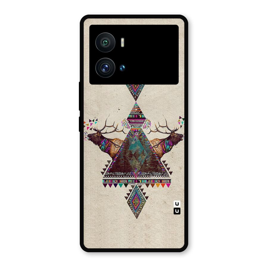 Aesthetic Bull Metal Back Case for iQOO 9 Pro