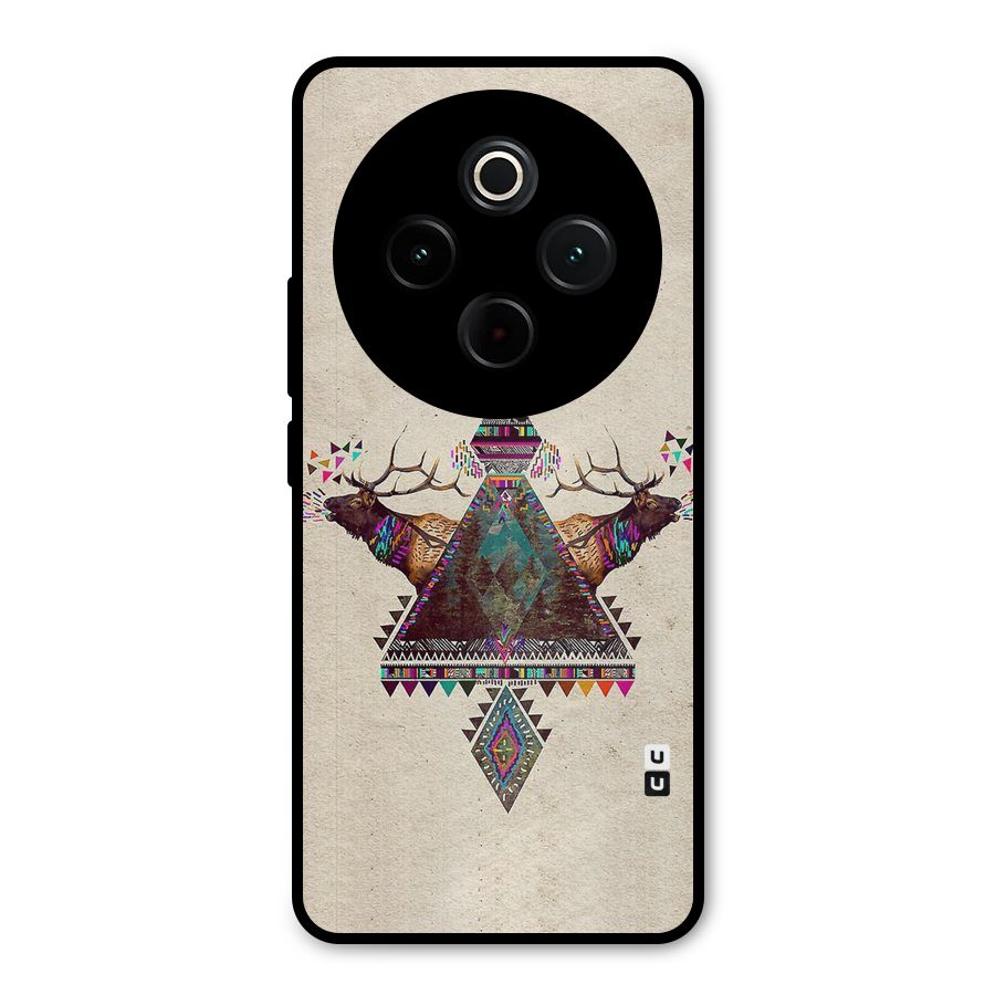 Aesthetic Bull Metal Back Case for iQOO Z10