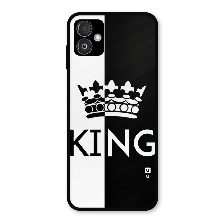 Aesthetic Crown King Metal Back Case for Galaxy F14