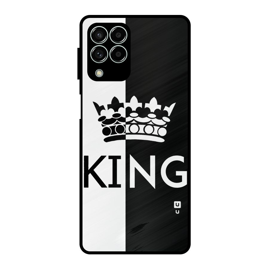 Aesthetic Crown King Metal Back Case for Galaxy M33
