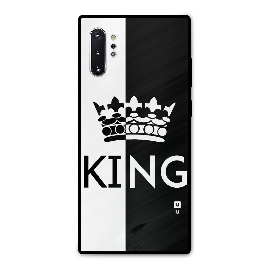 Aesthetic Crown King Metal Back Case for Galaxy Note 10 Plus