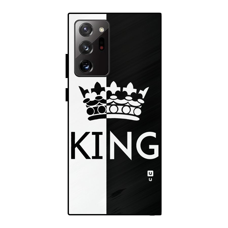 Aesthetic Crown King Metal Back Case for Galaxy Note 20 Ultra 5G