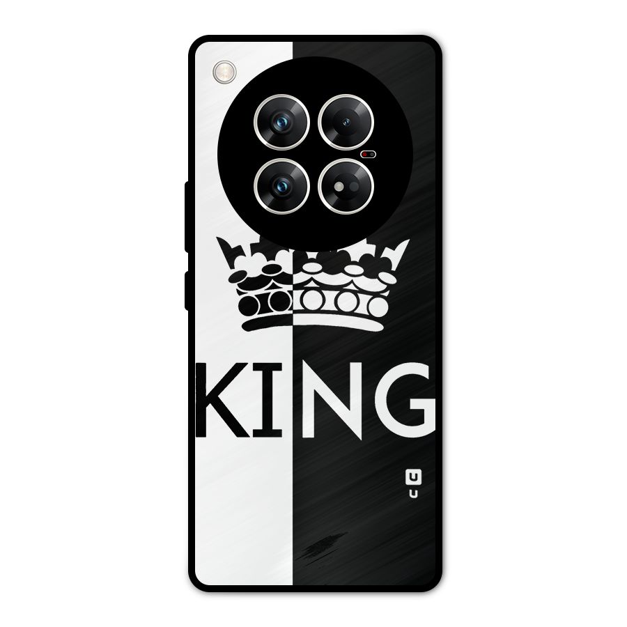 Aesthetic Crown King Metal Back Case for Infinix Zero 40 5G
