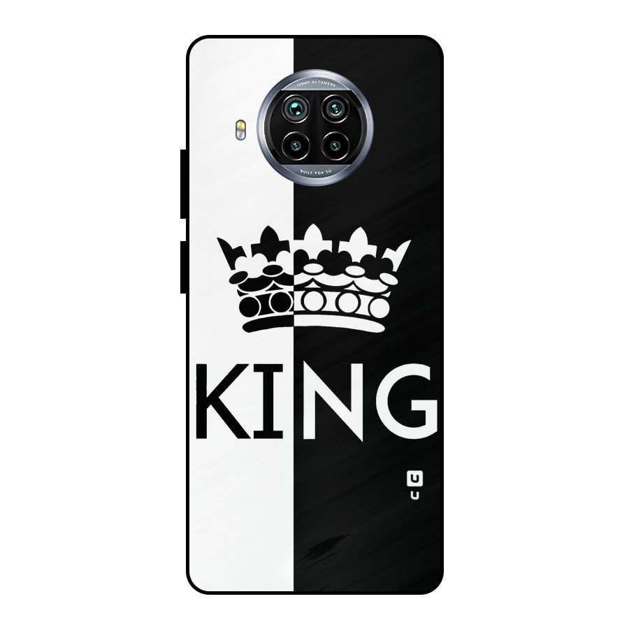 Aesthetic Crown King Metal Back Case for Mi 10i