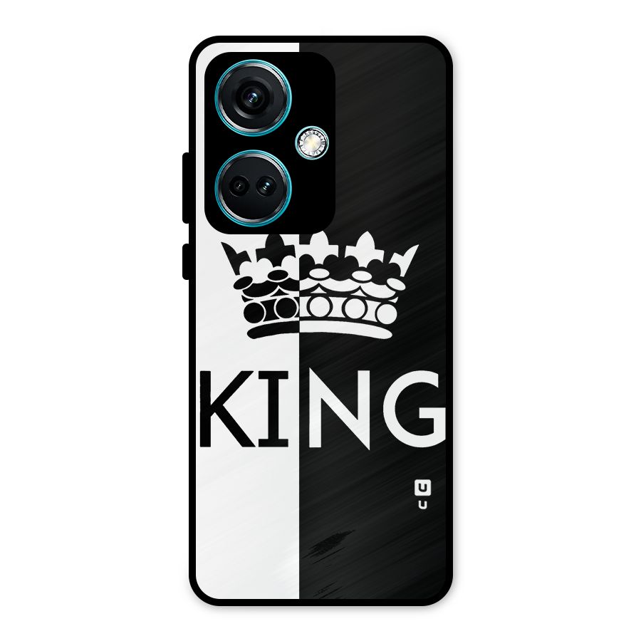 Aesthetic Crown King Metal Back Case for OnePlus Nord CE 3 5G