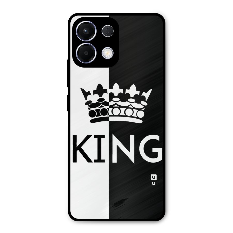 Aesthetic Crown King Metal Back Case for Oppo K13