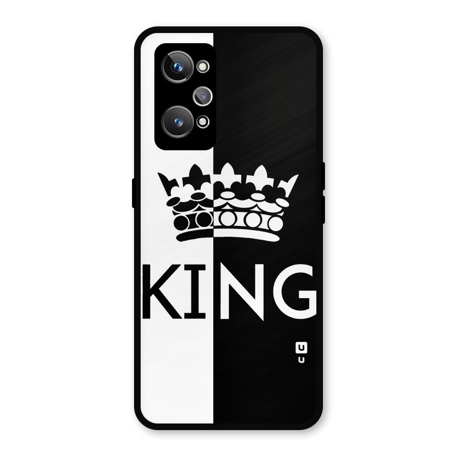 Aesthetic Crown King Metal Back Case for Realme GT 2