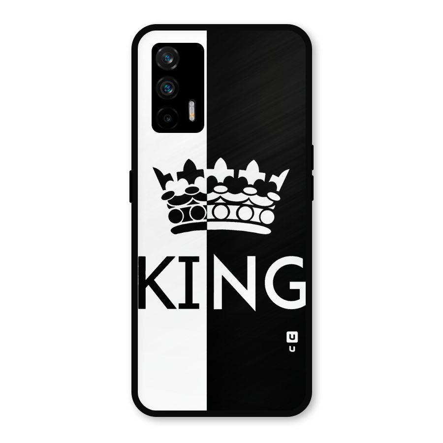 Aesthetic Crown King Metal Back Case for Realme GT 5G